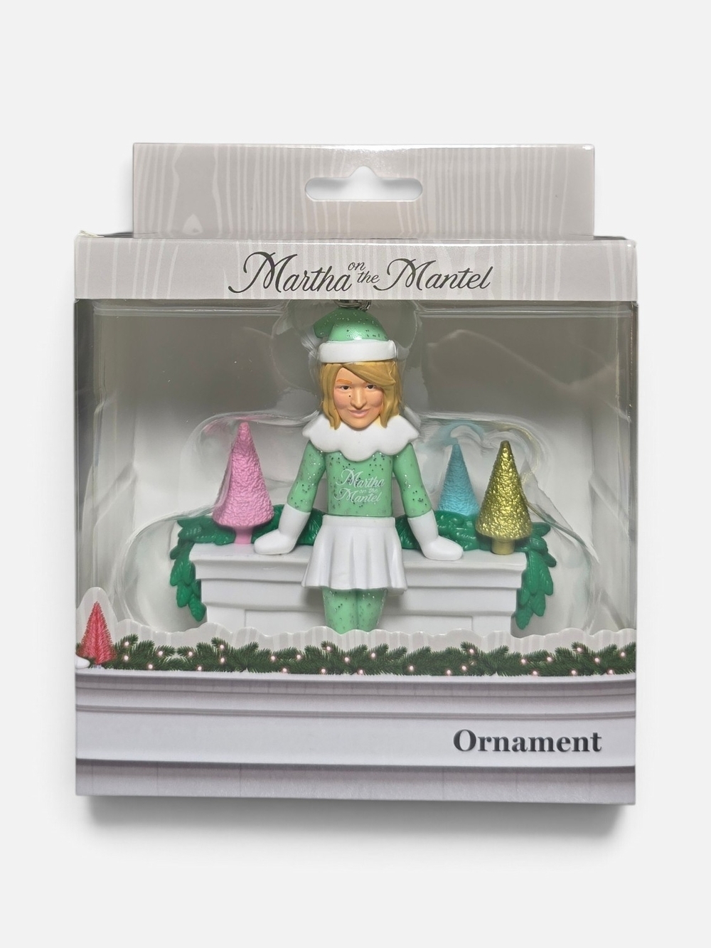 Martha on the Mantel Martha Stewart Christmas Mantel Ornament NIB